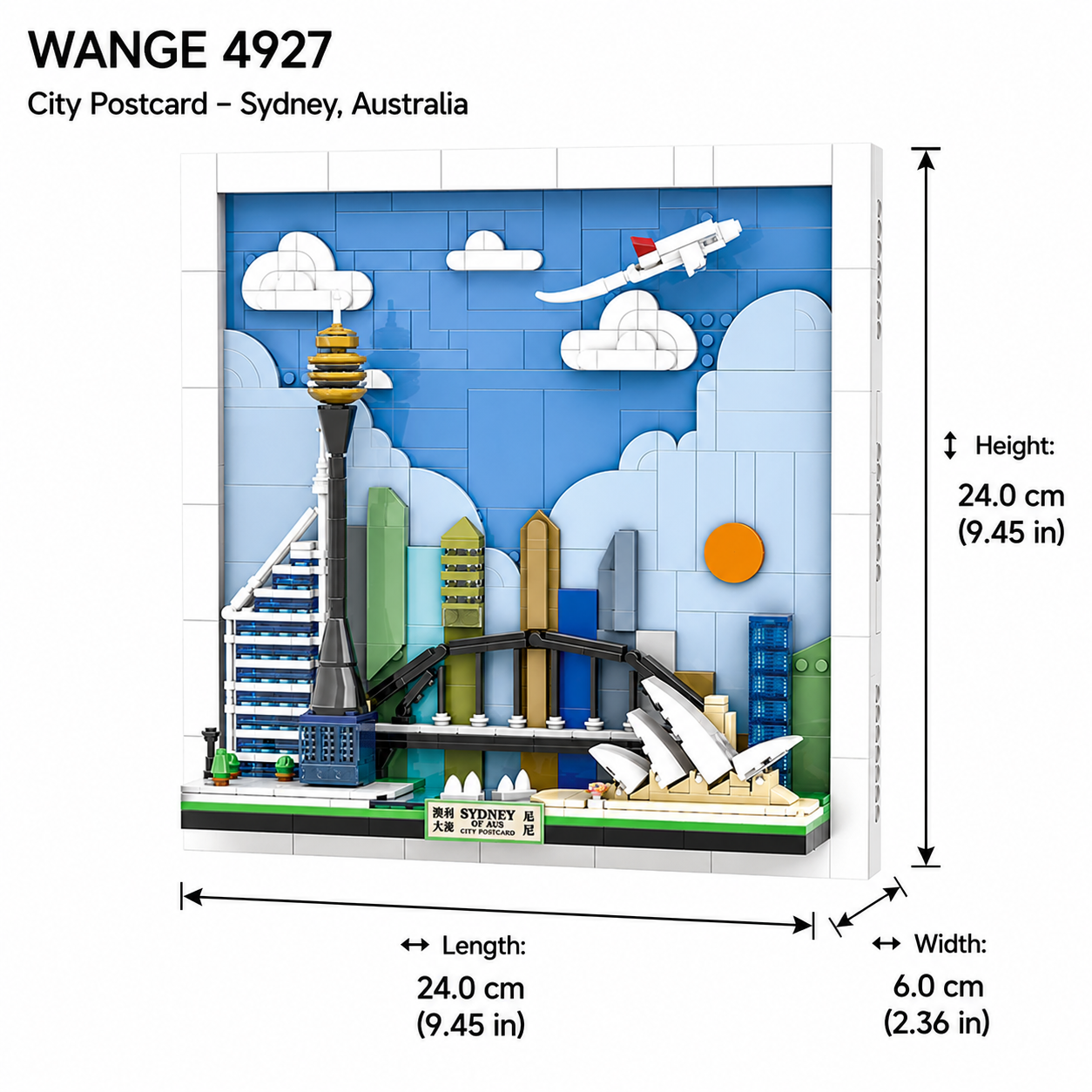 WANGE 4927 City Postcard-Sydney