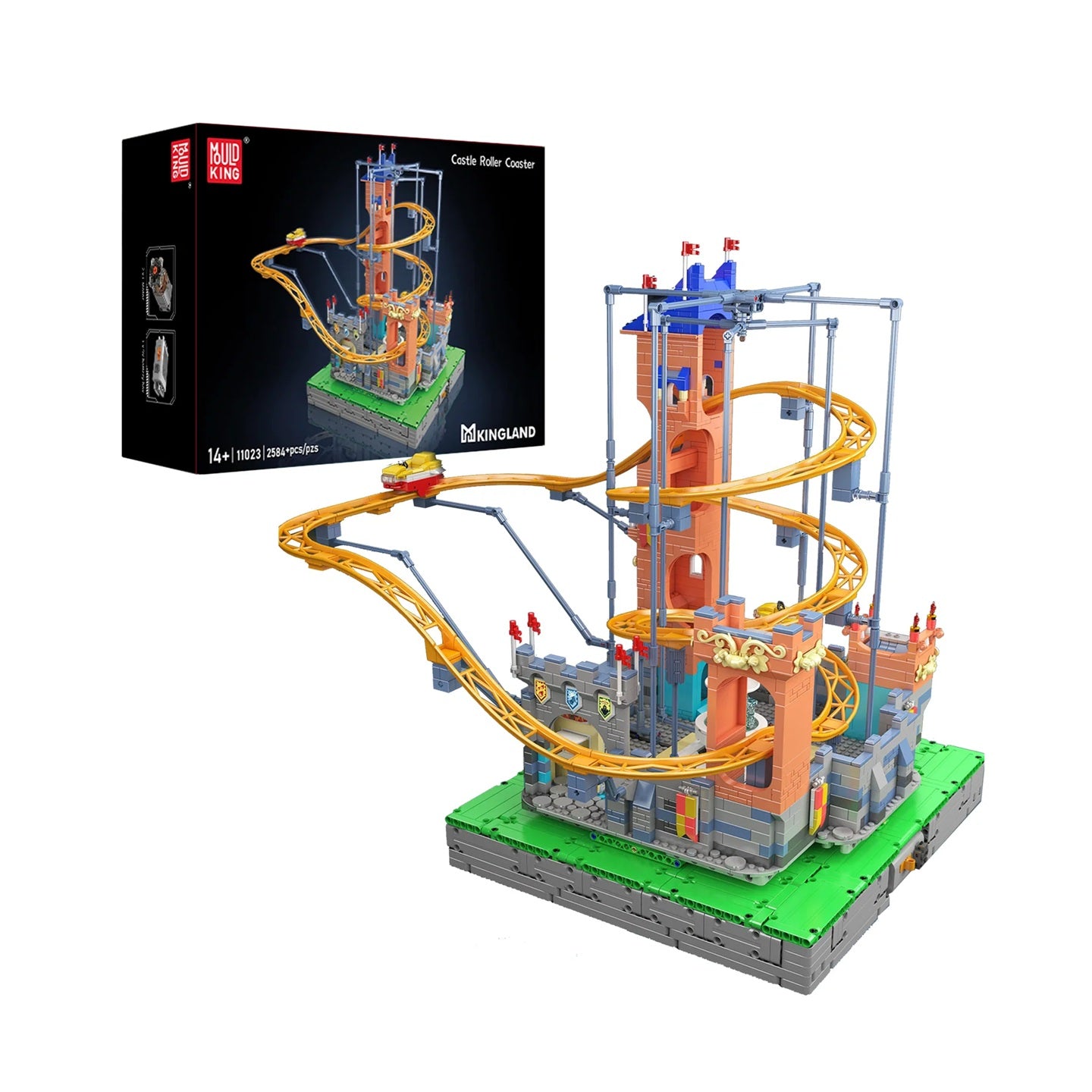 Mould King 11023 Castle Roller Coaster (Motorised with Remote)