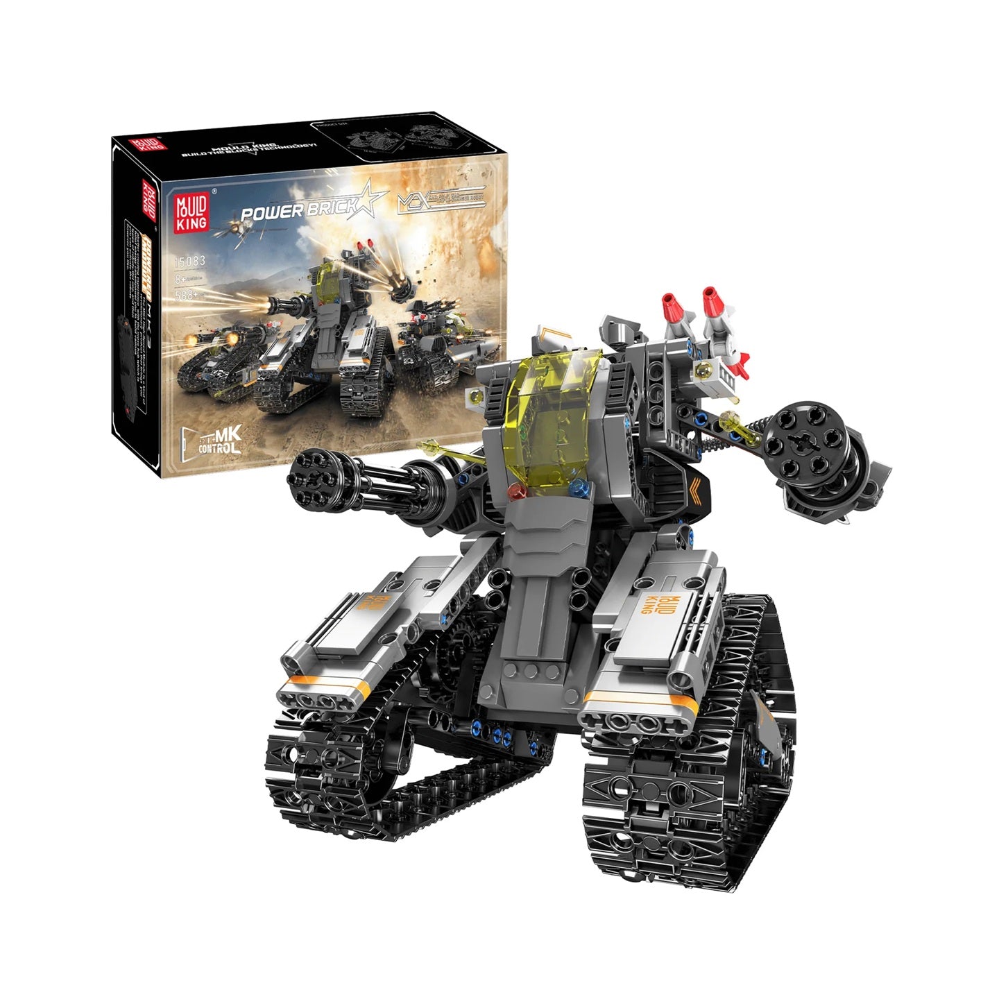 Mould King 15083 3in1 Military Robots STEM Building Set