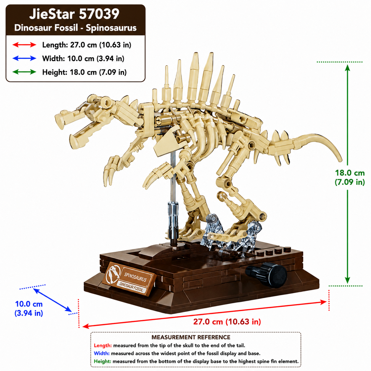 JieStar 57039 Dinosaur Fossil - Spinosaurus