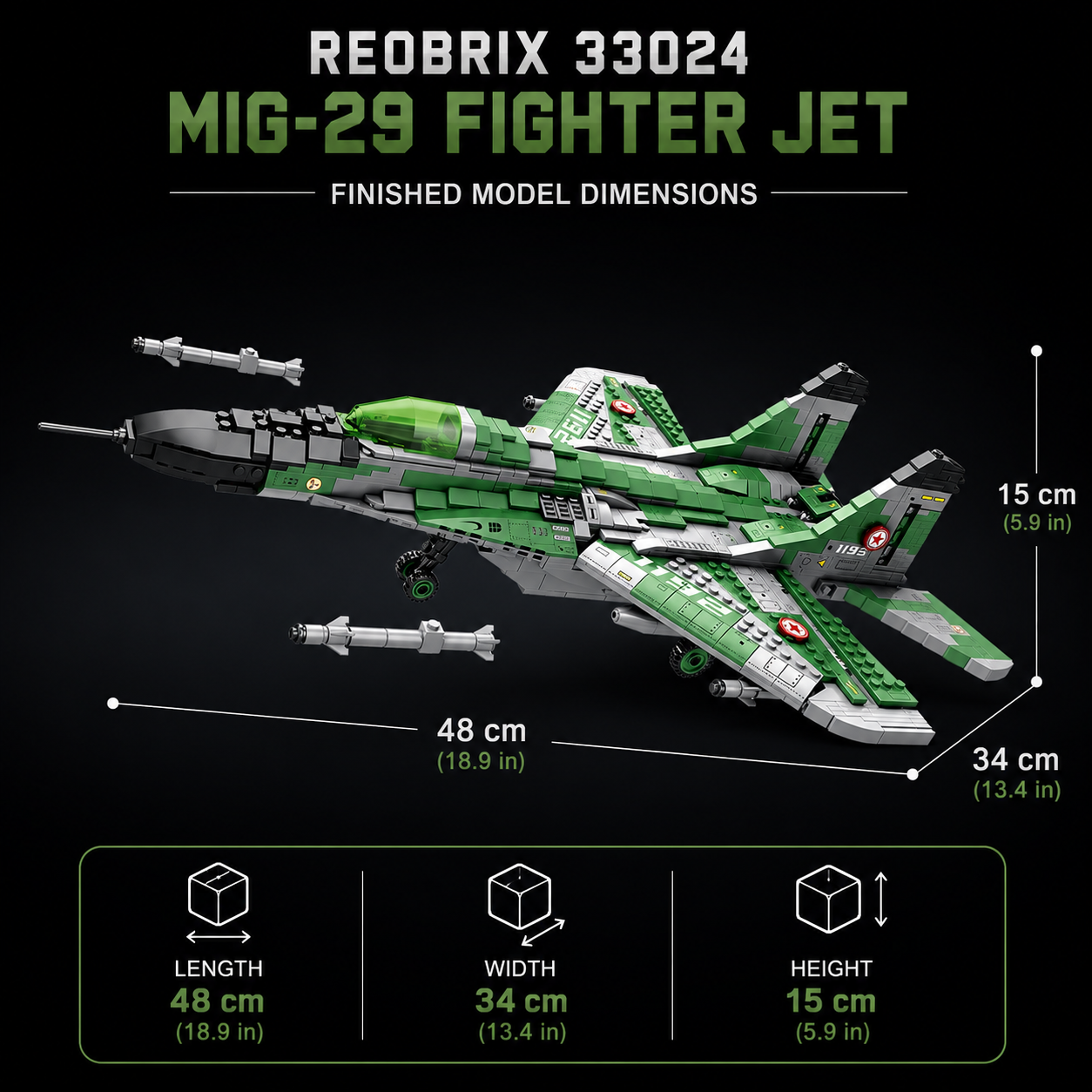 Reobrix 33024 MIG-29