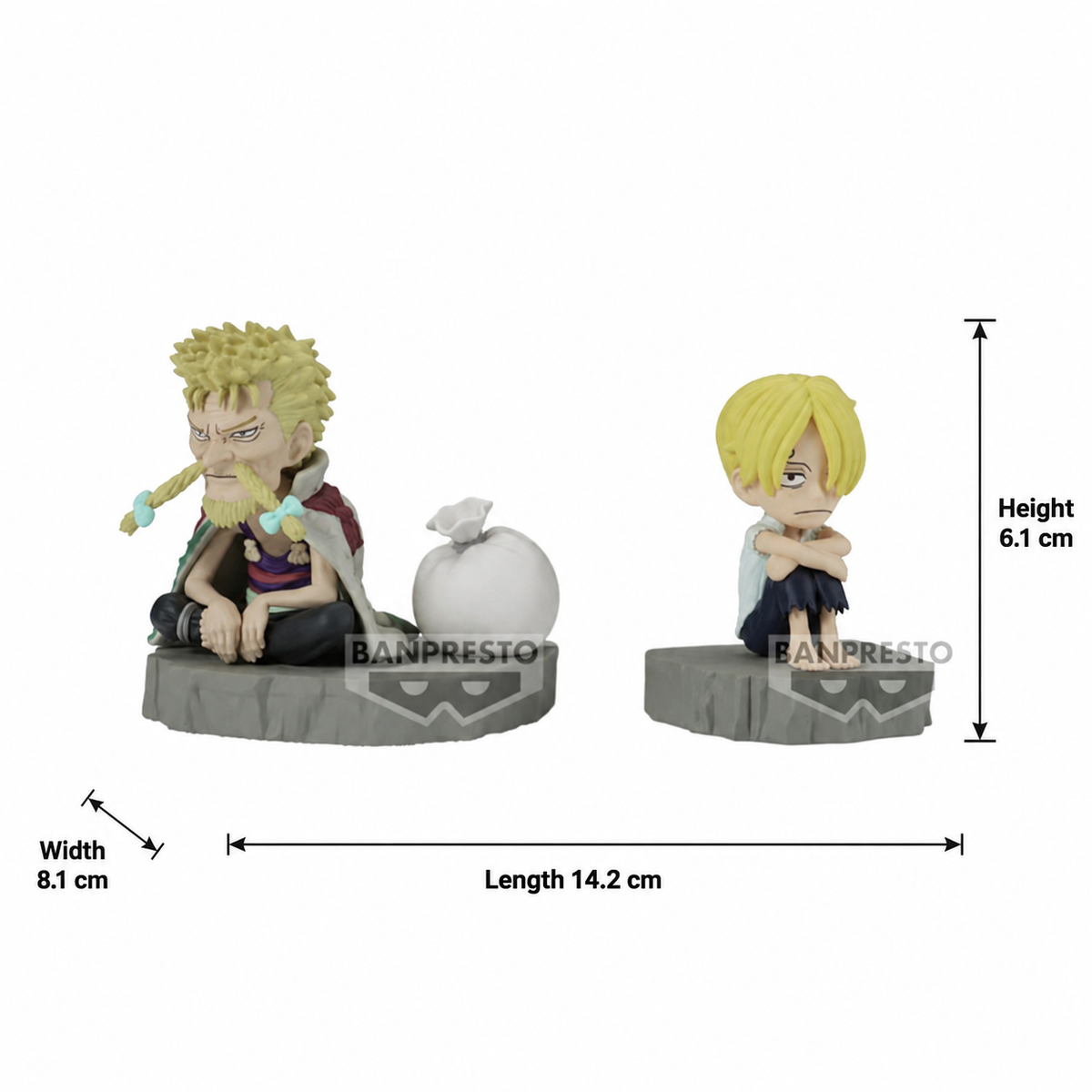 Banpresto One Piece WCF Log Stories – Sanji & Zeff Figure (HBP-88900)