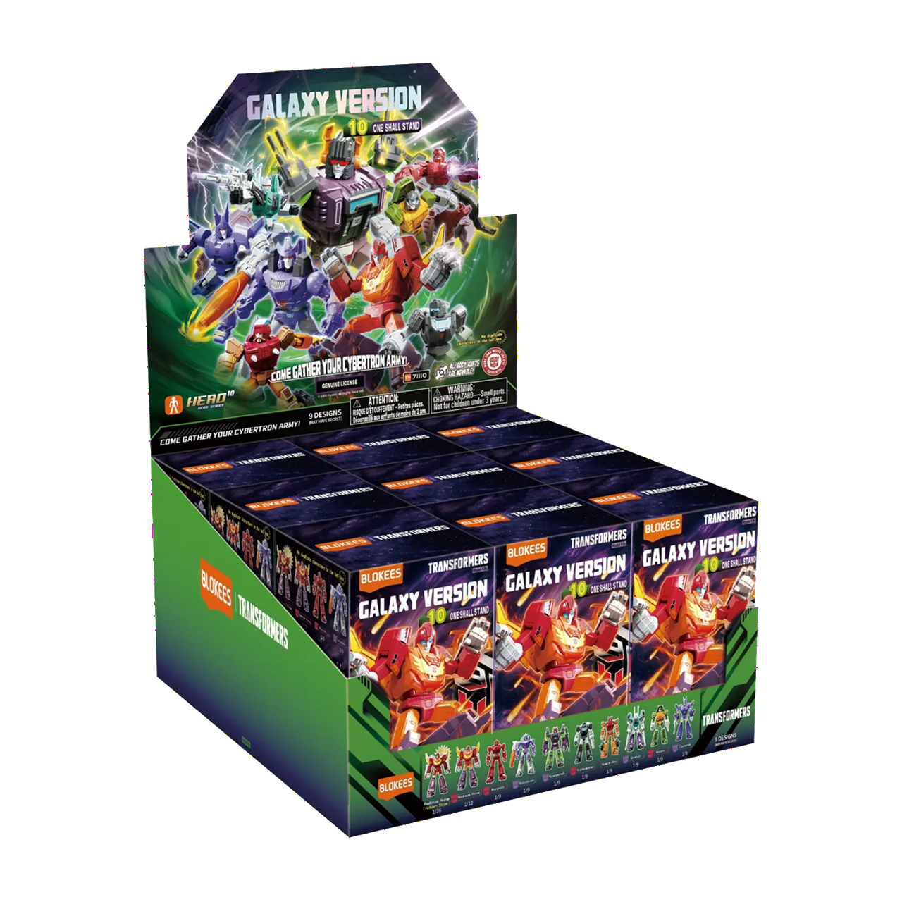 BLOKEES 71110 Transformers - Galaxy Version 10 "One Shall Stand" Blind Box - Each (1 of 9)