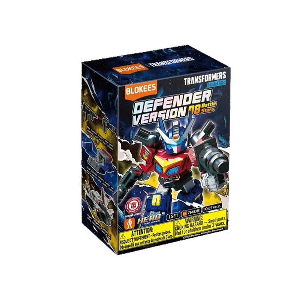 BLOKEES 71408 Transformers Defender Version 08 Battle Stars Random Box