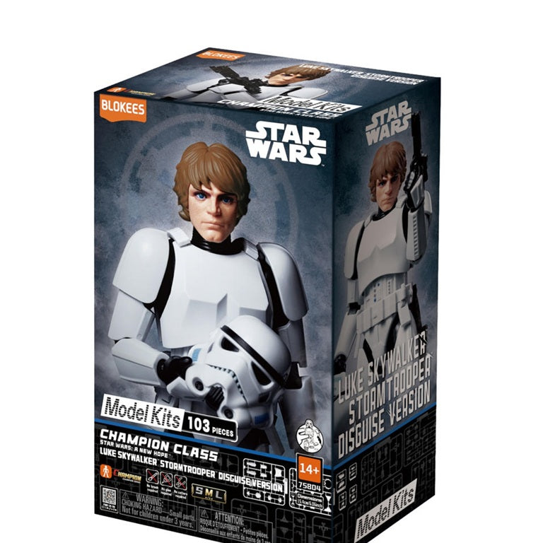 BLOKEES 75804 Start Wars - Luke Skywalker in Stormtrooper Disguise Model Kit