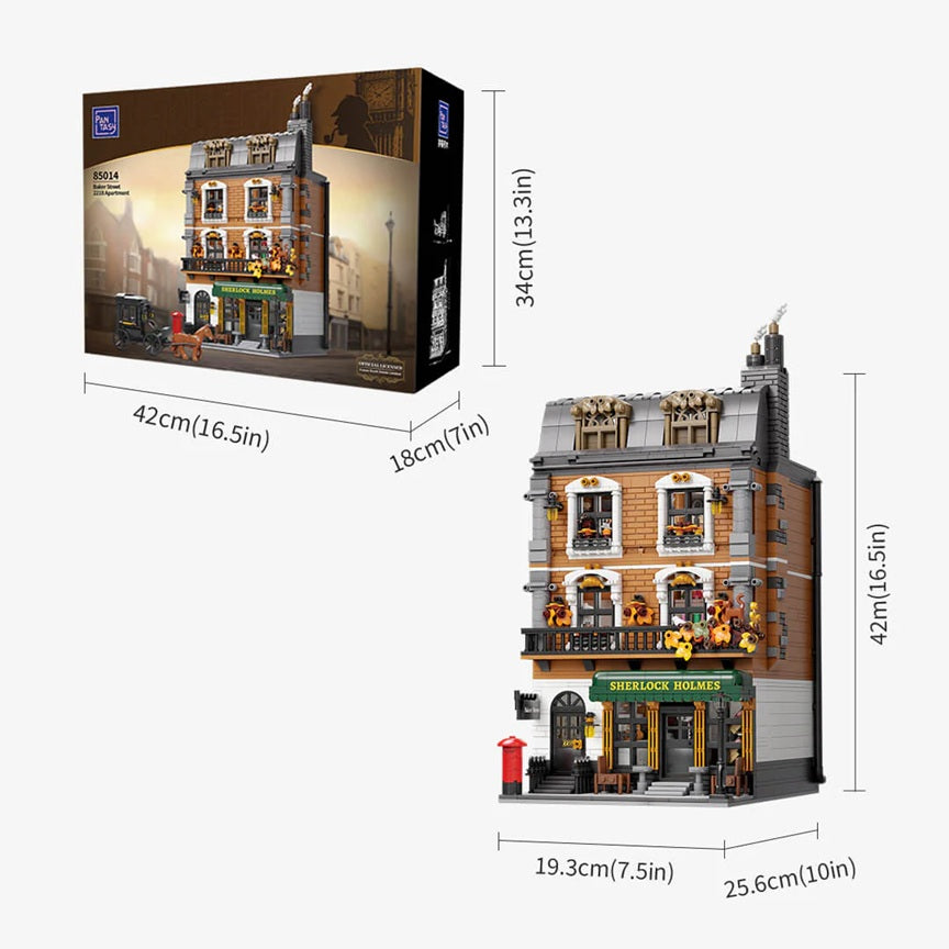 Pantasy 85014 Retro Architecture - Baker Street 221B Apartment