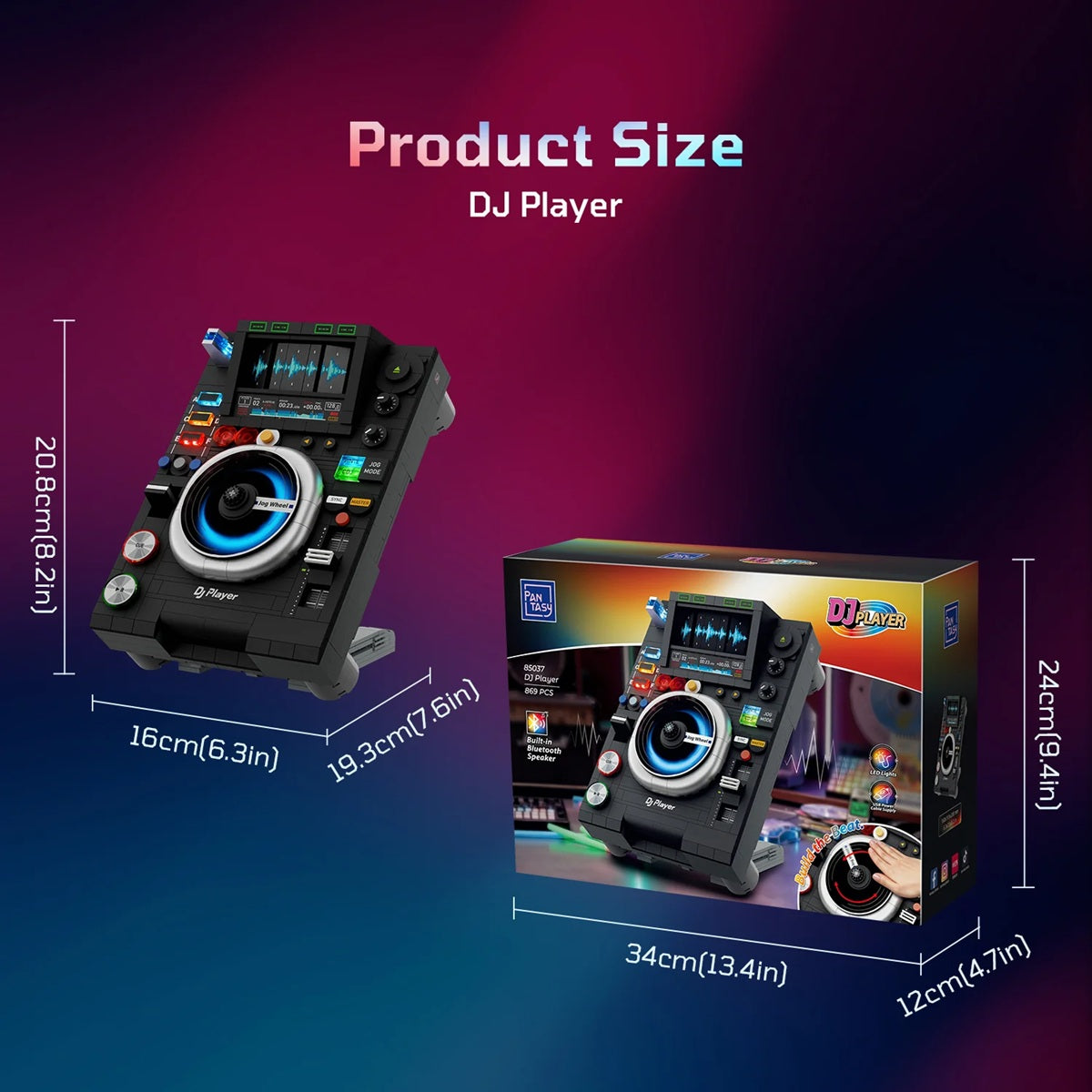 Pantasy 85037 Retro Series - DJ Player