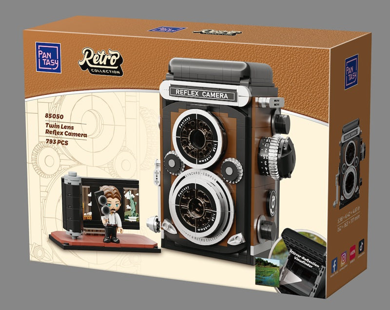 Pantasy 85050 Retro Series - Twin Lens Reflex Camera