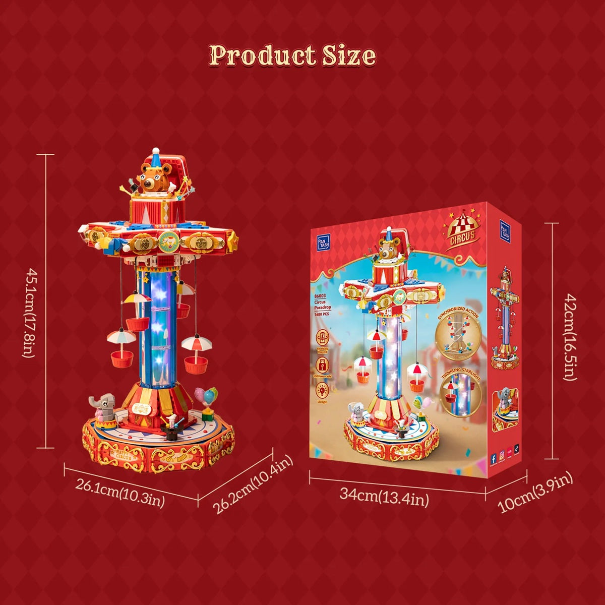 Pantasy 86003 Retro Series - Circus Paradrop