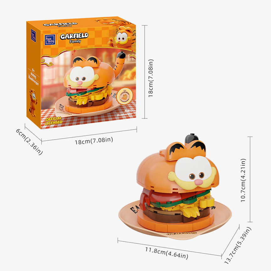 Pantasy 86805 Garfield Foodie Series - Garfield Hamburger