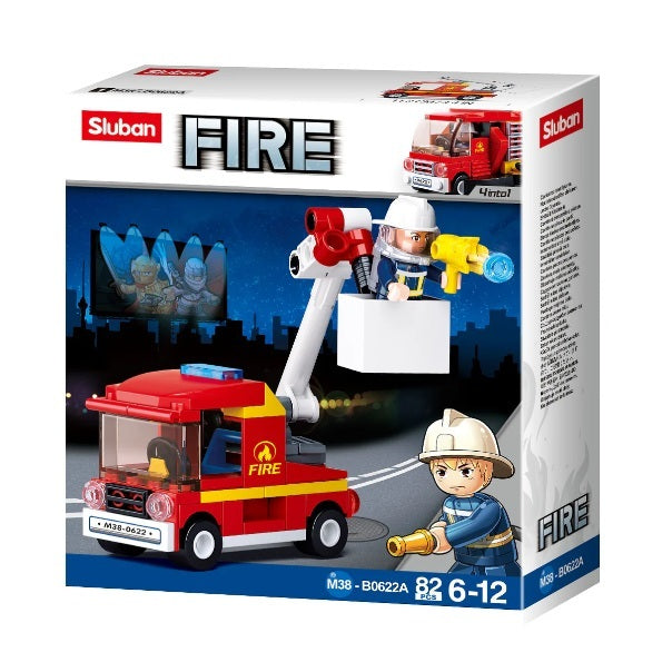 Sluban B0622 Fire Rescue 4 Designs With Mini Figures - Each (1 of 8)