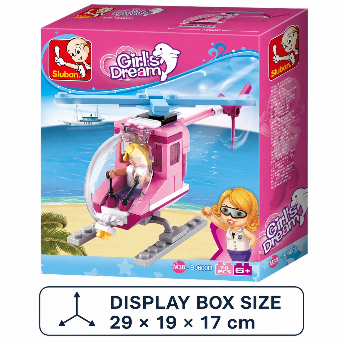 Sluban B0600 Girls Dream 4 Designs With Mini Figures - Each (1 of 8)