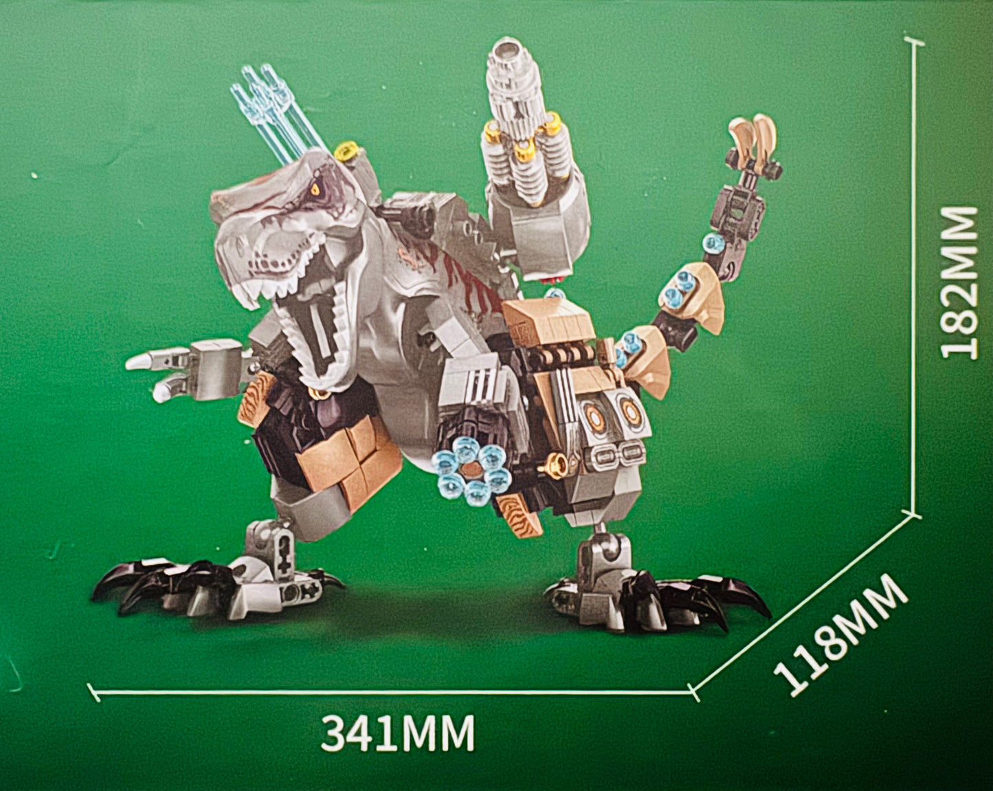 SEMBO 205116 World Dinosaur Mecha T-Rex Building Block Set (614PCS)