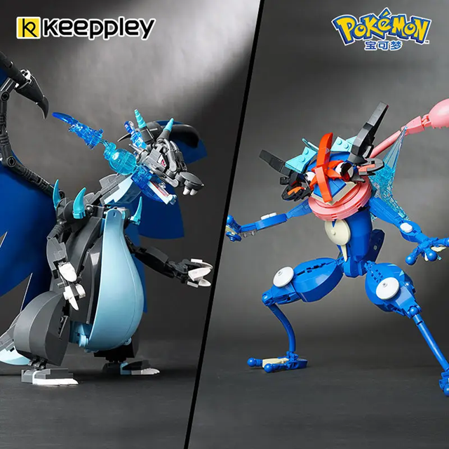 KEEPPLEY K20216 Pokémon Mega Charizard X Building Block Set