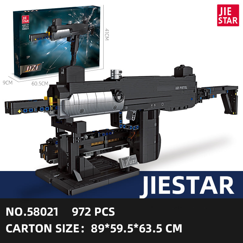 Jiestar 58021 UZI Submachine Gun