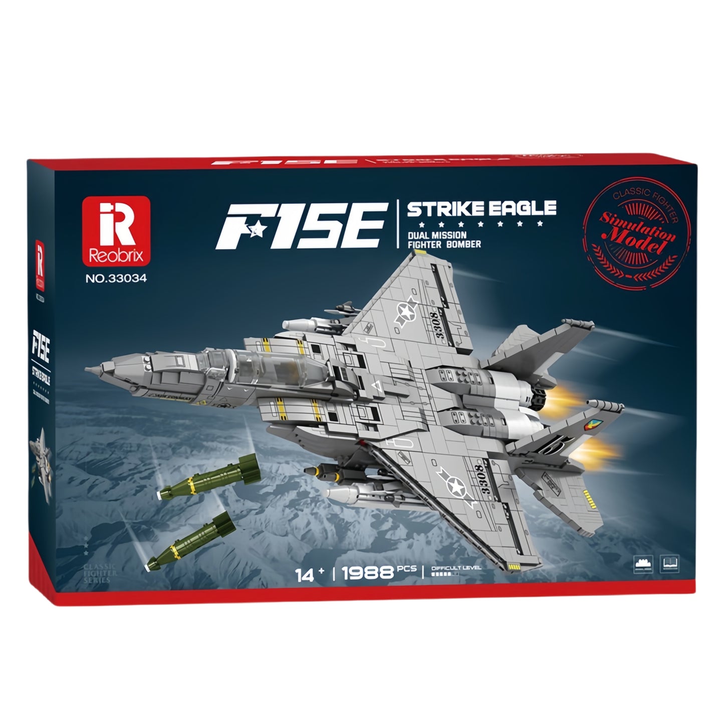 Reobrix 33034 F-15E Strike Eagle