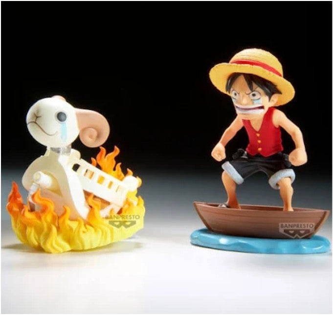 Banpresto ONE PIECE Luffy & Going Merry Collectible Figure (HBP-28928)