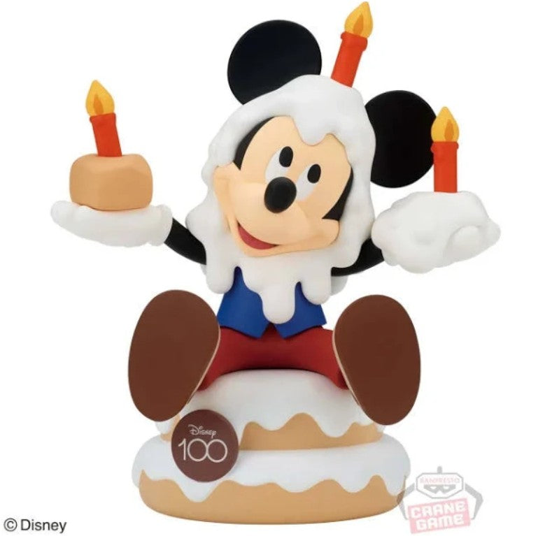 Banpresto Disney Characters Mickey Mouse 100th Anniversary Sofubi Figure (HBP‑88609)