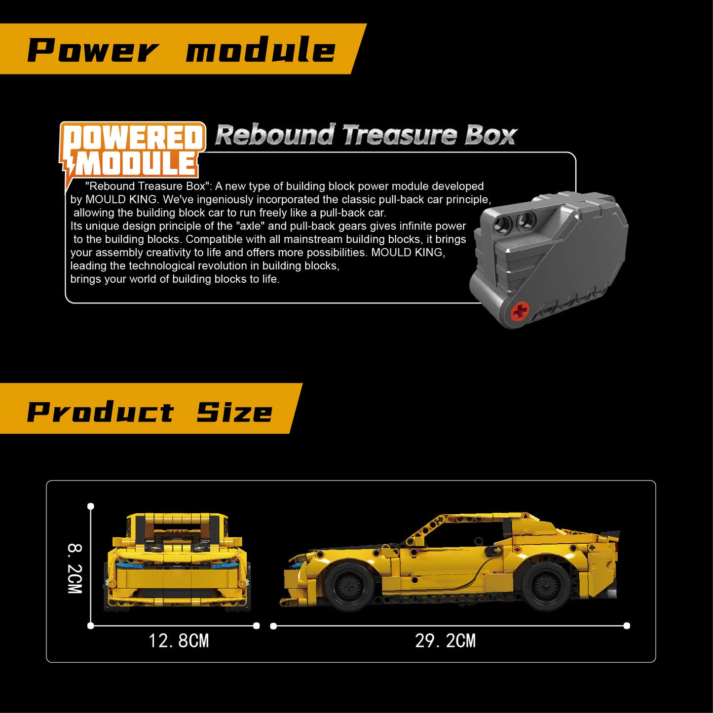 Mould King 15081E Chevrolet Camaro Bumble Bee