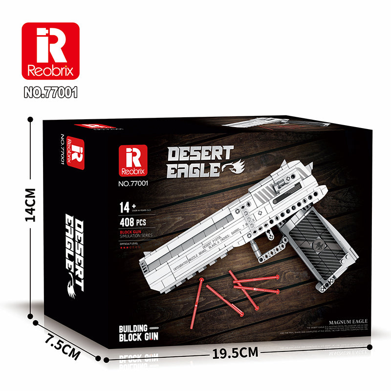 Reobrix 77001 Desert Eagle Building Block Set (408PCS)