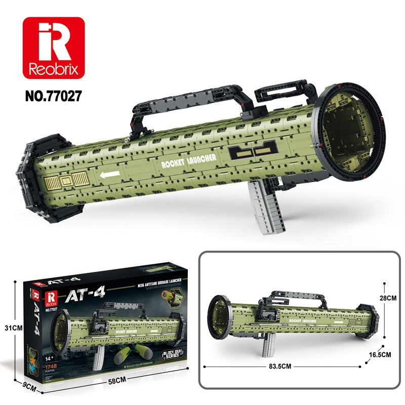 Reobrix 77027 AT-4 Rocket Launcher