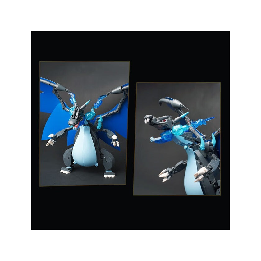 KEEPPLEY K20216 Pokémon Mega Charizard X Building Block Set