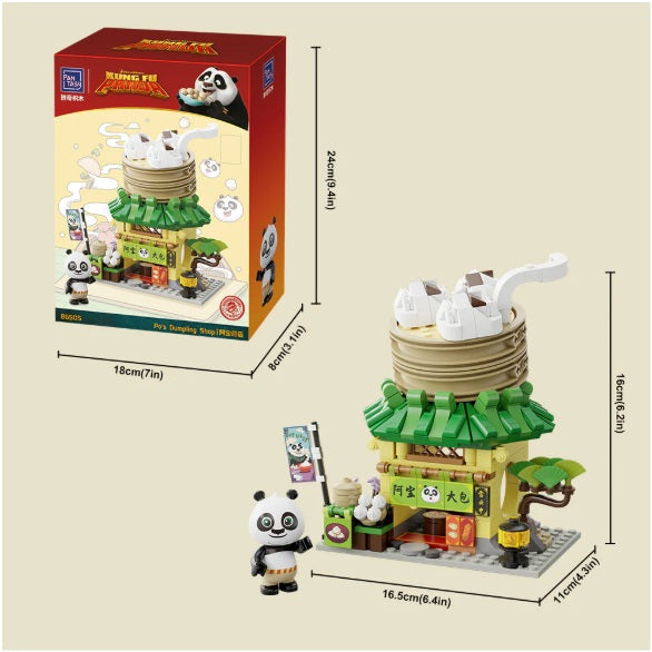 Pantasy 86505 Kung Fu Panda - Po's Dumpling Shop