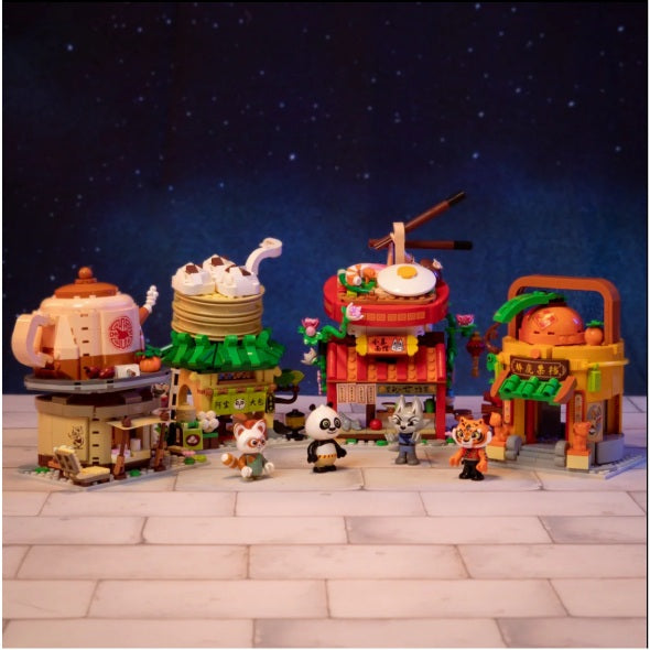 Pantasy 86505 Kung Fu Panda - Po's Dumpling Shop