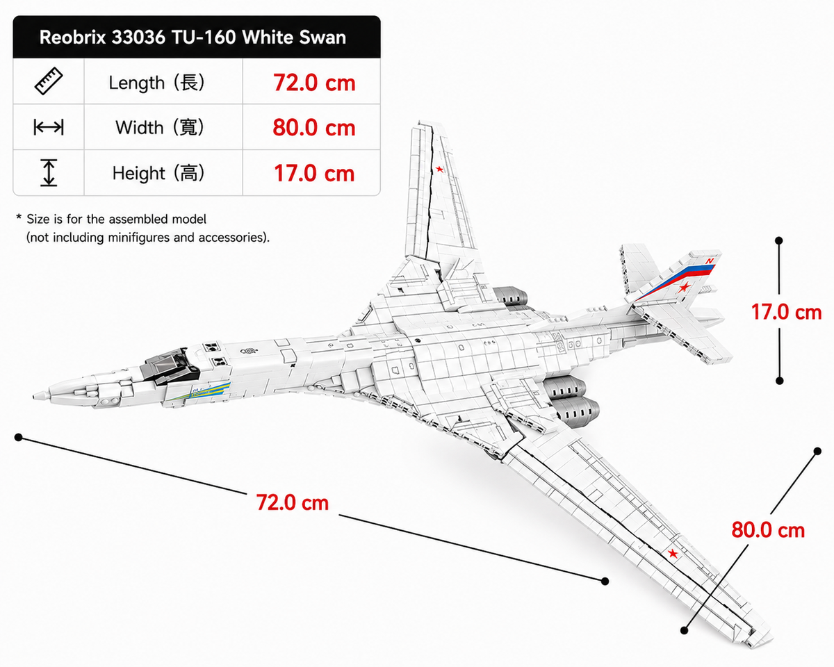 Reobrix 33036 TU-160 White Swan