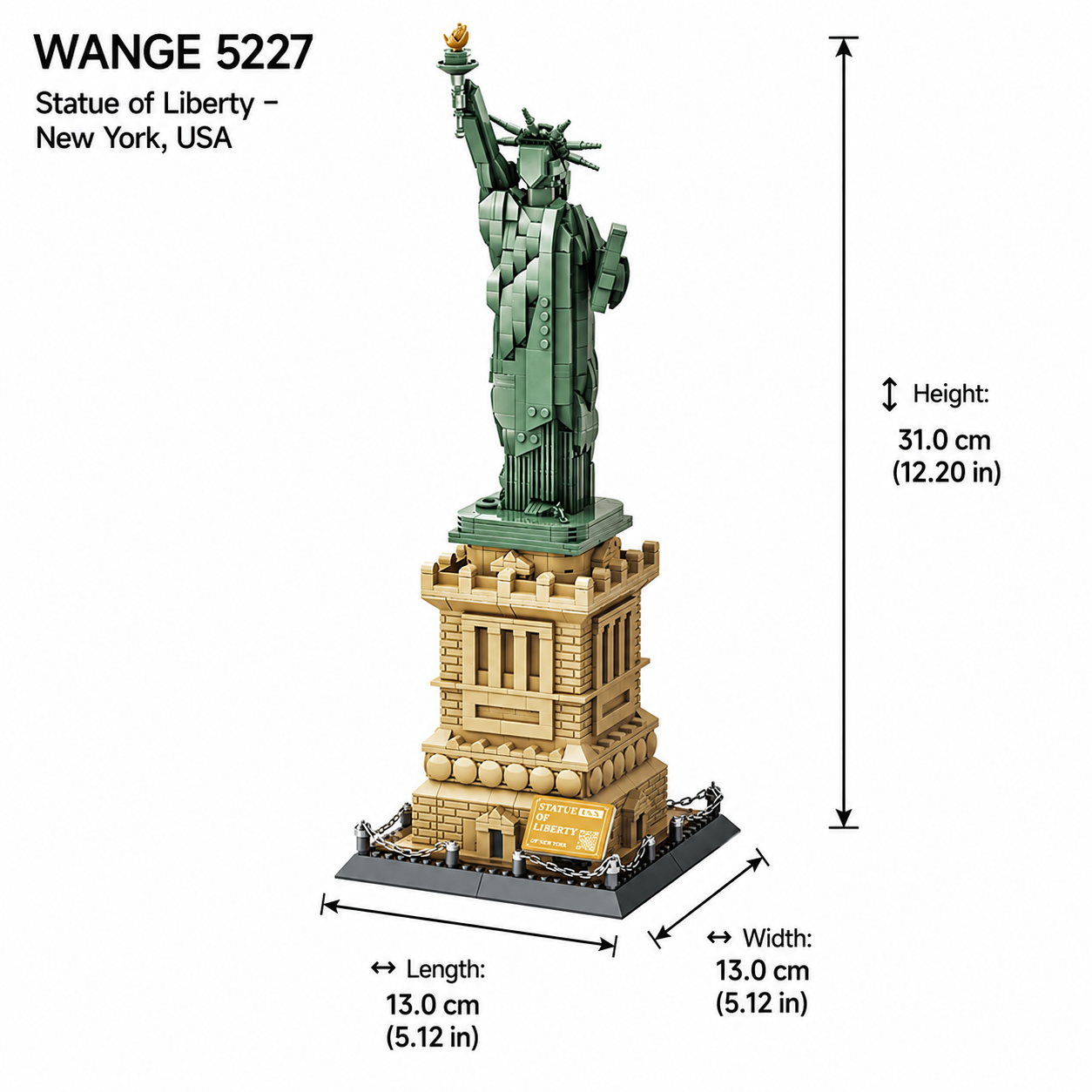 WANGE 5227 Statue of Liberty-New York USA