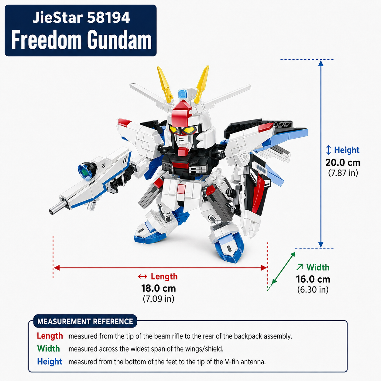 JieStar 58194 Freedom Gundam