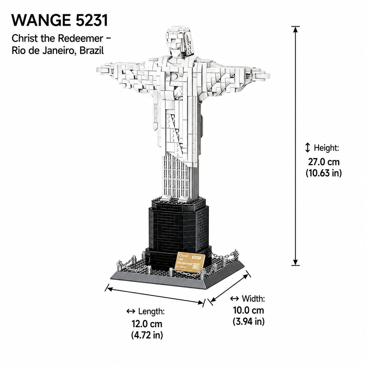 WANGE 5231 Christ the Redeemer-Rio de Janeiro Brazil