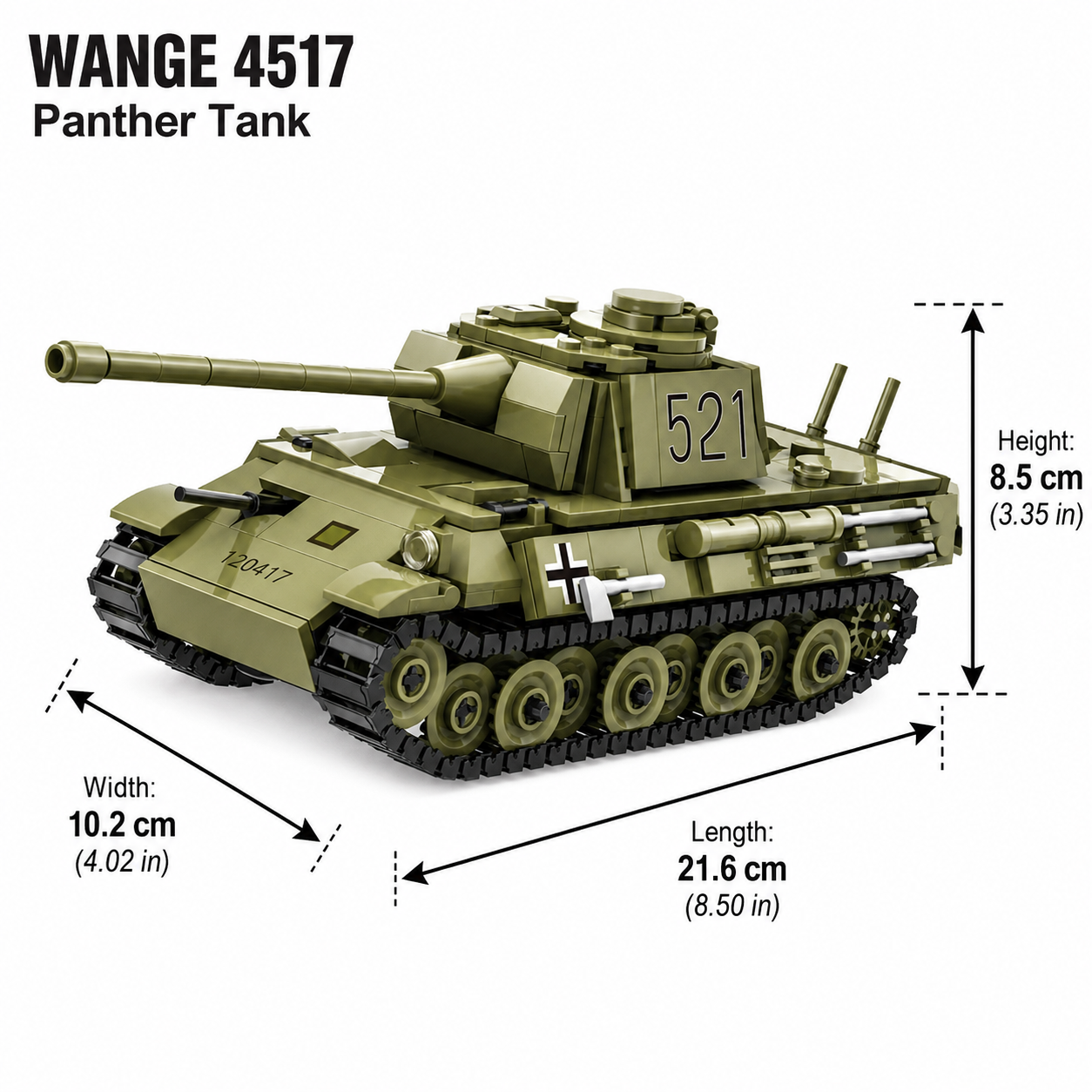 WANGE 4517 Panther Tank