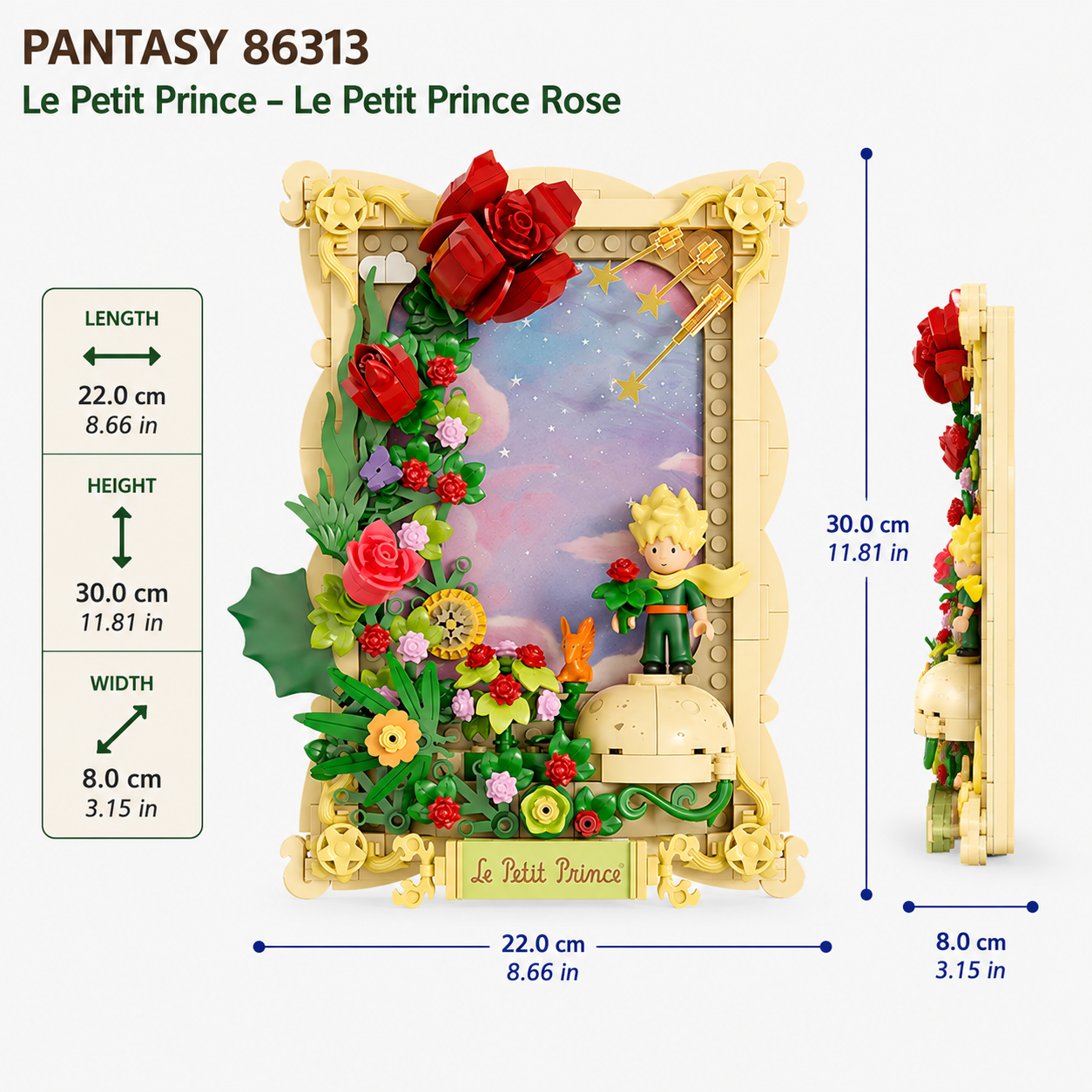 Pantasy 86313 Le Petit Prince - Le Petit Prince Rose