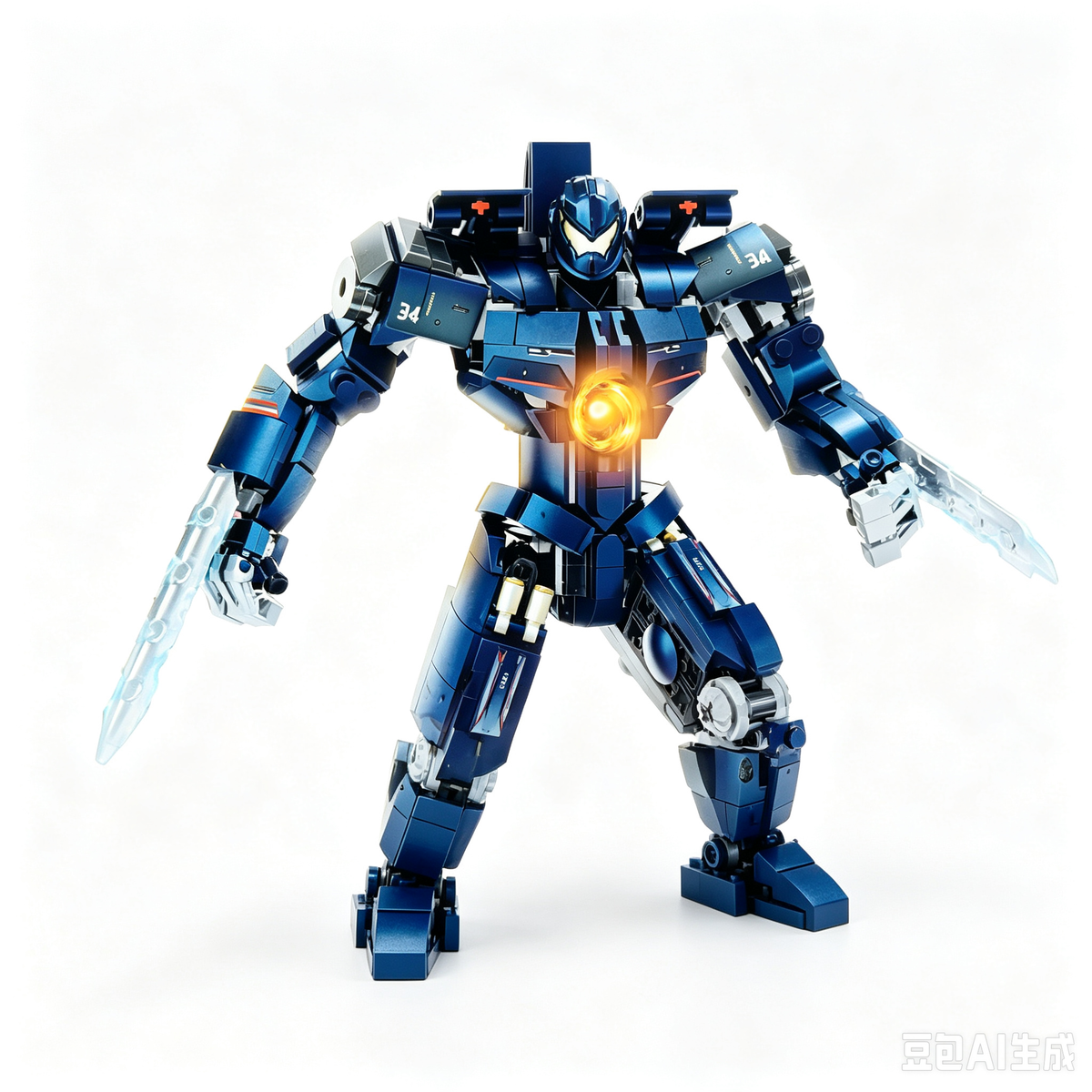 KBOX 10313 Pacific Rim™  Armored Sky Building Block Set – 637PCS