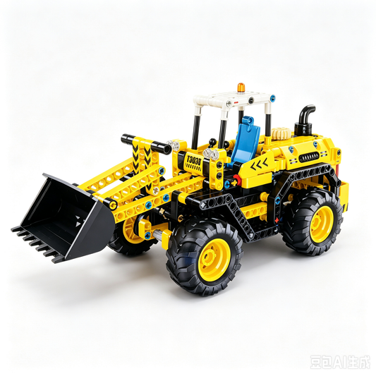 Tycole T3038 Hercules Pull-Back Front Loader Building Block Set – 476PCS