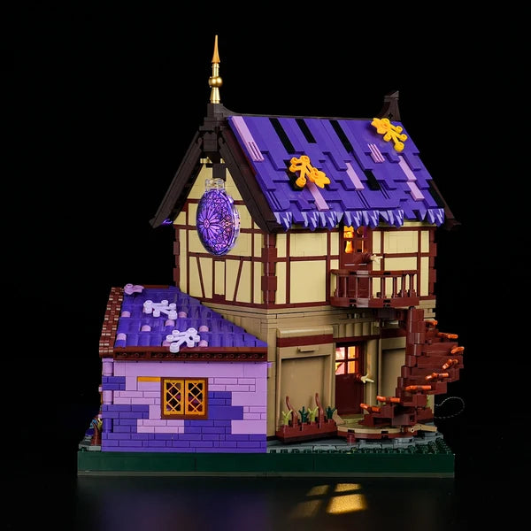 Lumibricks 10014 Luna Cottage – Retro House Building Blocks with LED Lights & Music Player | 2846 Pieces