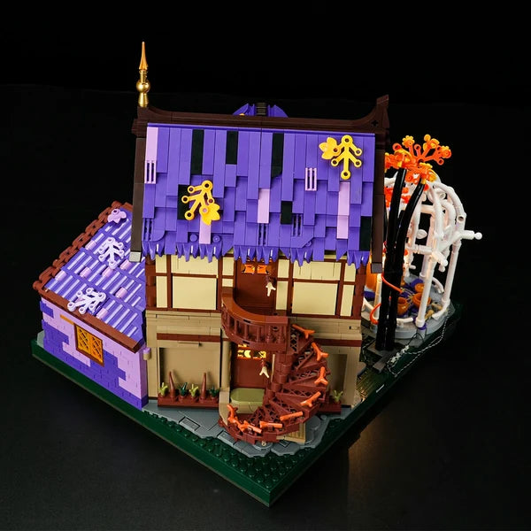 Lumibricks 10014 Luna Cottage – Retro House Building Blocks with LED Lights & Music Player | 2846 Pieces