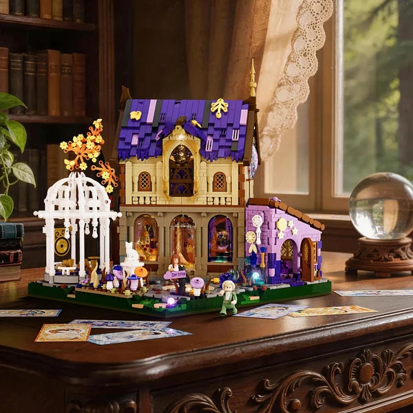 Lumibricks 10014 Luna Cottage – Retro House Building Blocks with LED Lights & Music Player | 2846 Pieces