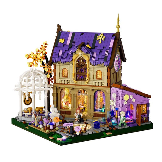 Lumibricks 10014 Luna Cottage – Retro House Building Blocks with LED Lights & Music Player | 2846 Pieces