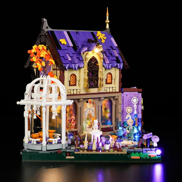 Lumibricks 10014 Luna Cottage – Retro House Building Blocks with LED Lights & Music Player | 2846 Pieces