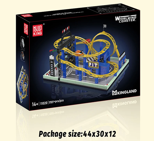 Mould King 11020 Roller Coaster (Motorised with Remote)