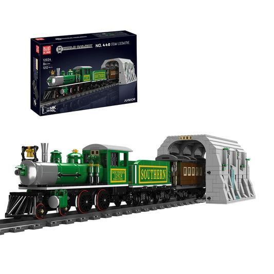 Mould King 12024 Steam Train (Motorised with Remote)