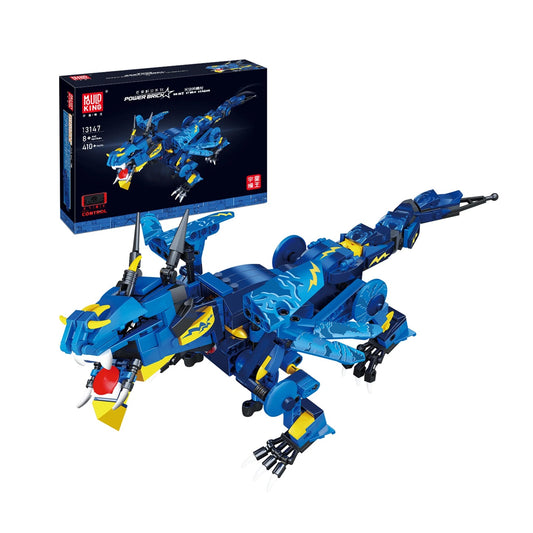 MOULD KING 13147 Remote Control Blue Dragon STEM Building Set
