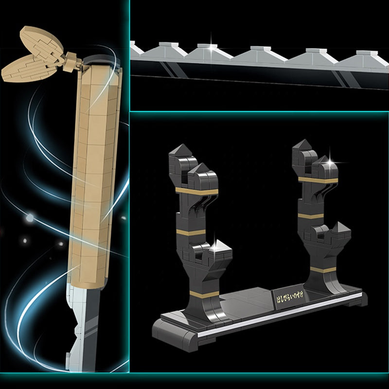 DK 1513 Demon Slayer - Hashibira Inosuke's Katana Building Block Set