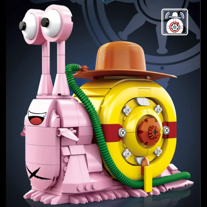 DK 1590 One Piece Luffy's Snail Phone Building Block Set