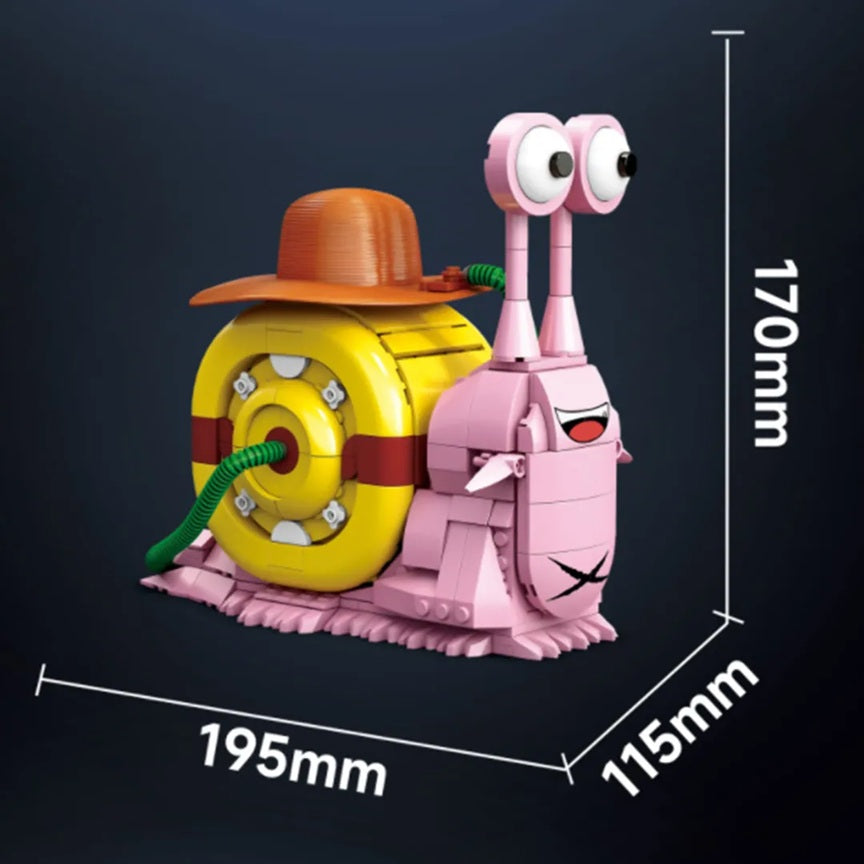 DK 1590 One Piece Luffy's Snail Phone Building Block Set