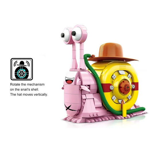 DK 1590 One Piece Luffy's Snail Phone Building Block Set