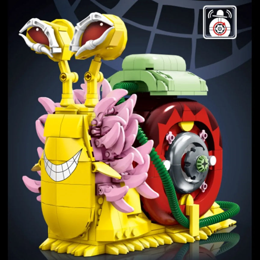DK 1591 One Piece - Doflamingo's Snail Phone Building Block Set