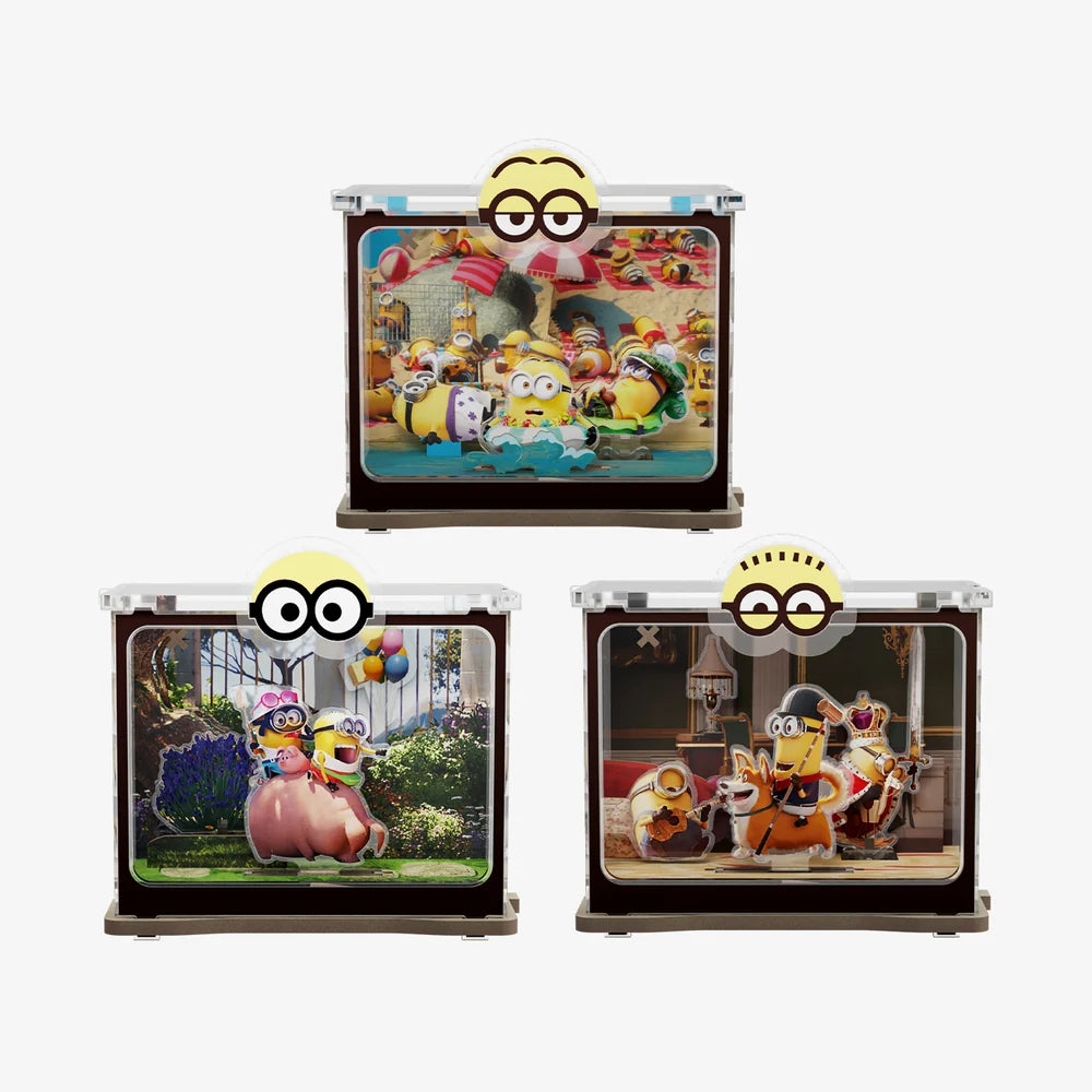 Puremind Minions Mini Scene DIY Wooden Model – PRM1741–1743